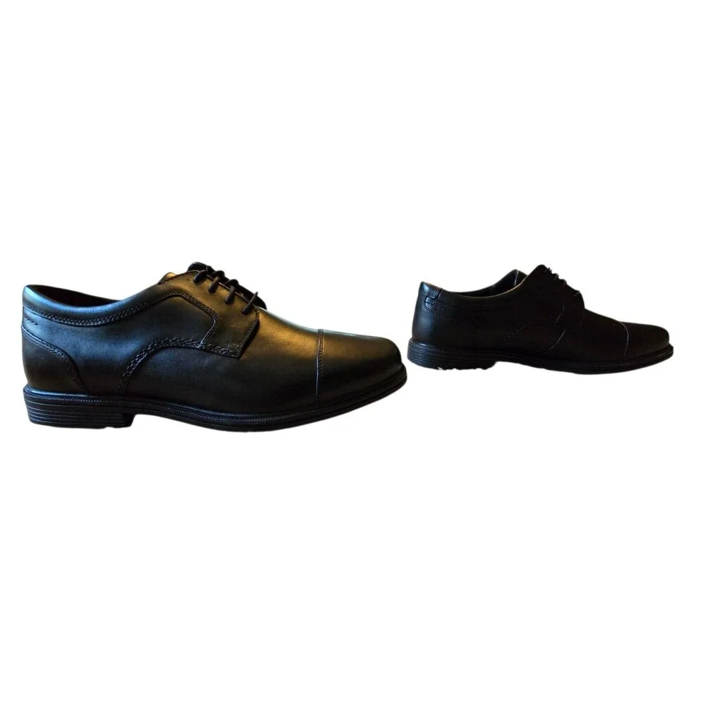 Rockport Robinsyn Cap Men's Leather Cap Toe Shoes Size 10W